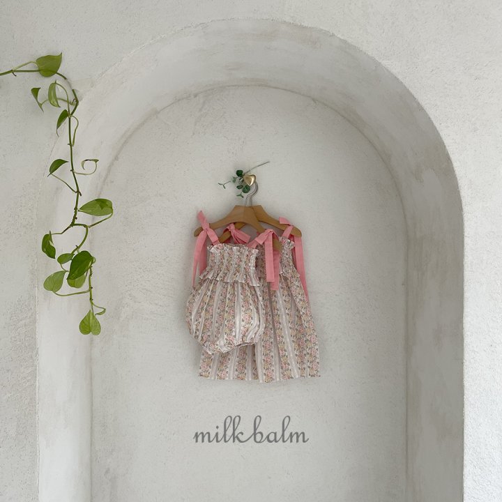 Milk Balm - Korean Baby Fashion - #babyoutfit - Glen Shirred Suit - 7