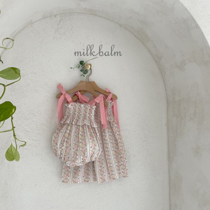 Milk Balm - Korean Baby Fashion - #babyoutfit - Glen Shirred Suit - 8