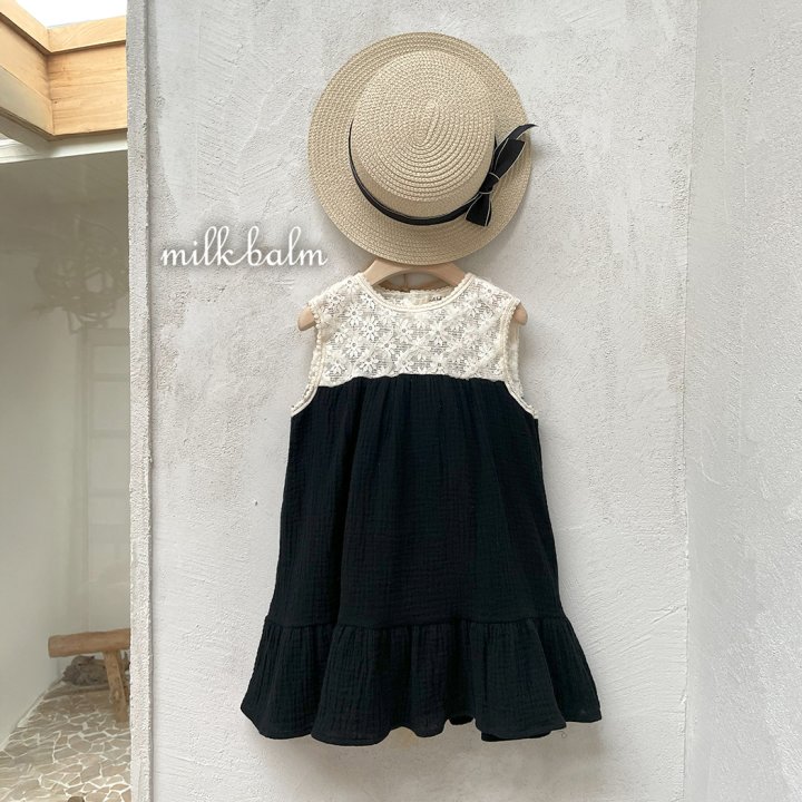 Milk Balm - Korean Baby Fashion - #babyoutfit - Swan One-piece - 2