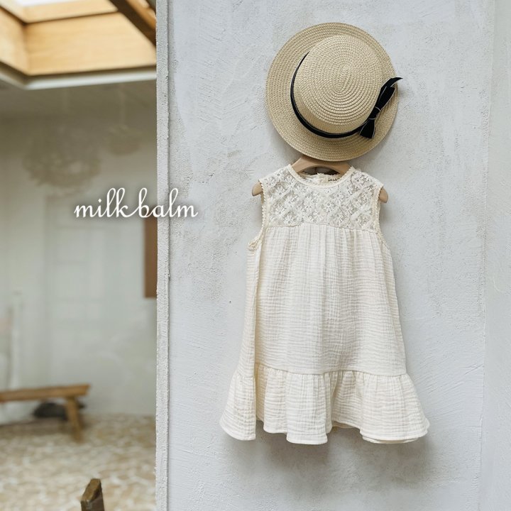 Milk Balm - Korean Baby Fashion - #babyoutfit - Swan One-piece - 3