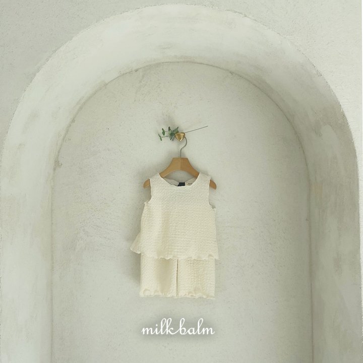 Milk Balm - Korean Baby Fashion - #babywear - Bring Sleeveless Set-up - 11