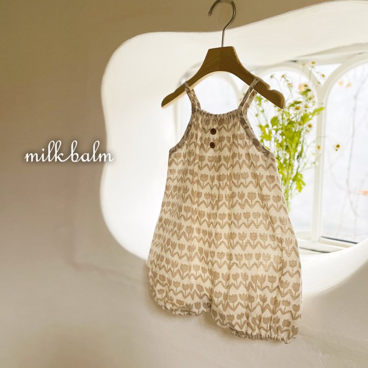 Milk Balm - Korean Baby Fashion - #babyoutfit - Tulip Overalls Suit - 4