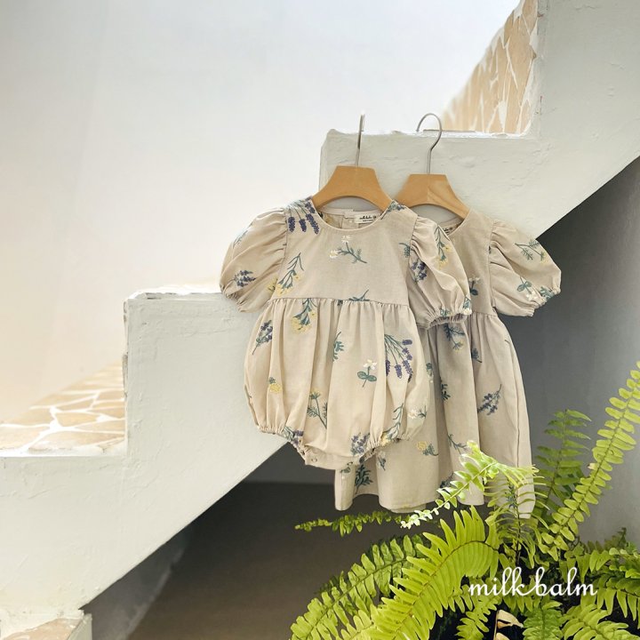 Milk Balm - Korean Baby Fashion - #babywear - Provence One-piece - 8