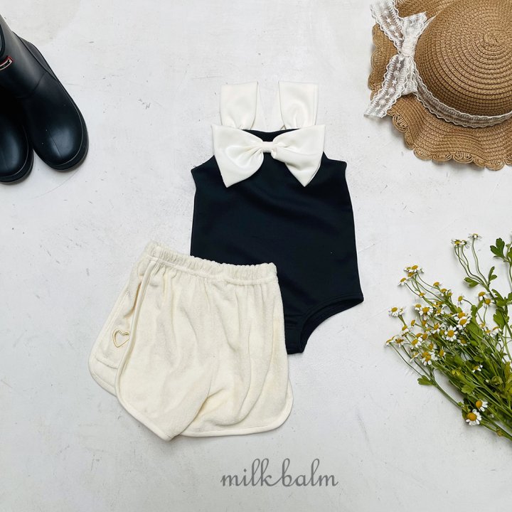 Milk Balm - Korean Baby Fashion - #babywear - Ribbon Swimsuit (Hat Not Included) - 10