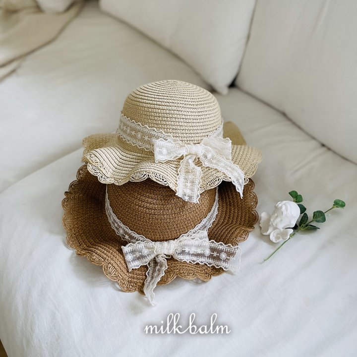 Milk Balm - Korean Baby Fashion - #babywear - Glen Straw Hat - 4
