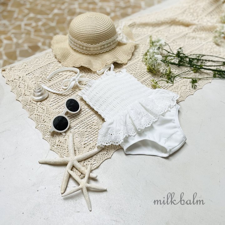 Milk Balm - Korean Baby Fashion - #onlinebabyboutique - Daisy Swimsuit (Hat Not Included) - 9