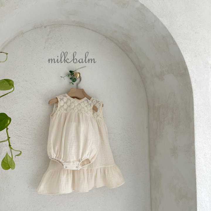 Milk Balm - Korean Baby Fashion - #onlinebabyshop - Swan One-piece - 6
