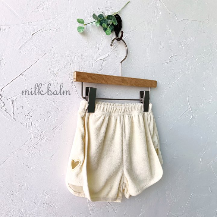 Milk Balm - Korean Baby Fashion - #smilingbaby - Heart Terry Pants - 9