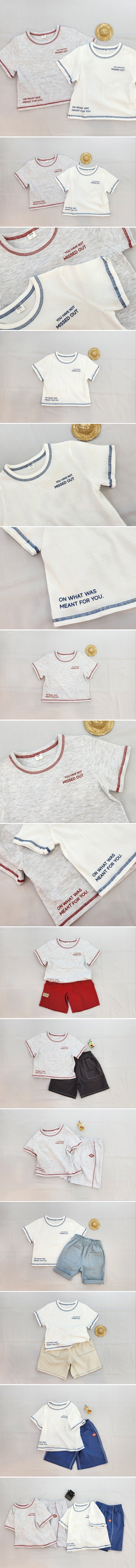Milk Bebe - Korean Baby Fashion - #babyboutique - Saint Tee - 2