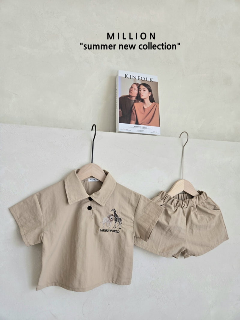 Million Dollar Baby - Korean Children Fashion - #Kfashion4kids - Safari Pants Set - 10