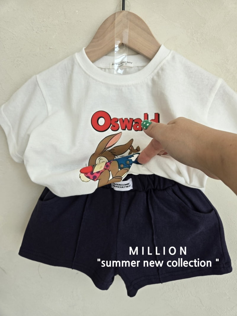 Million Dollar Baby - Korean Children Fashion - #Kfashion4kids - Label Pintuck Pants - 6