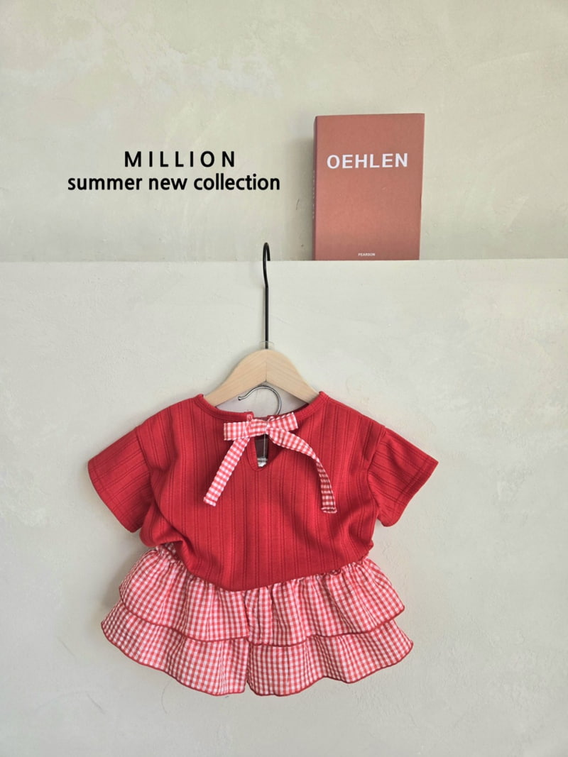 Million Dollar Baby - Korean Children Fashion - #prettylittlegirls - Candy Ribbon Tee - 4