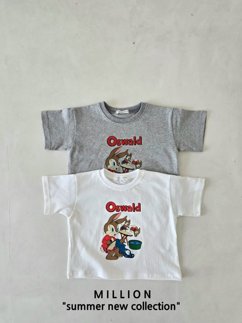 Million Dollar Baby - Korean Children Fashion - #childofig - Rabbit Tee - 2