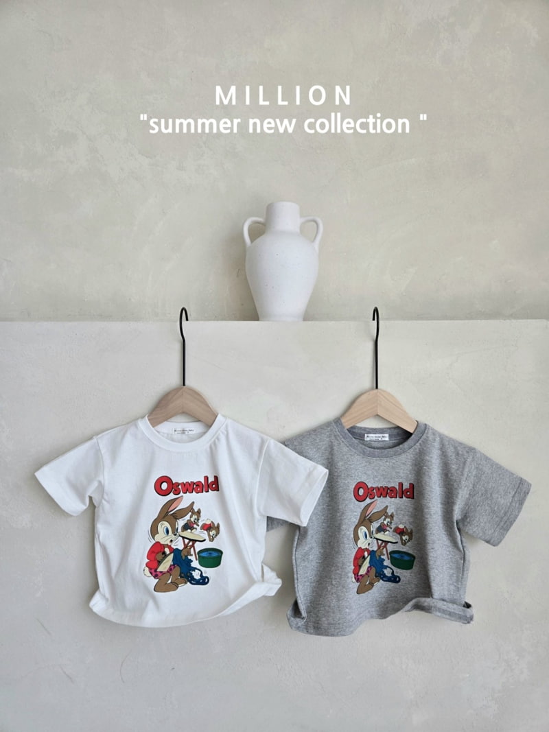 Million Dollar Baby - Korean Children Fashion - #childofig - Rabbit Tee - 3