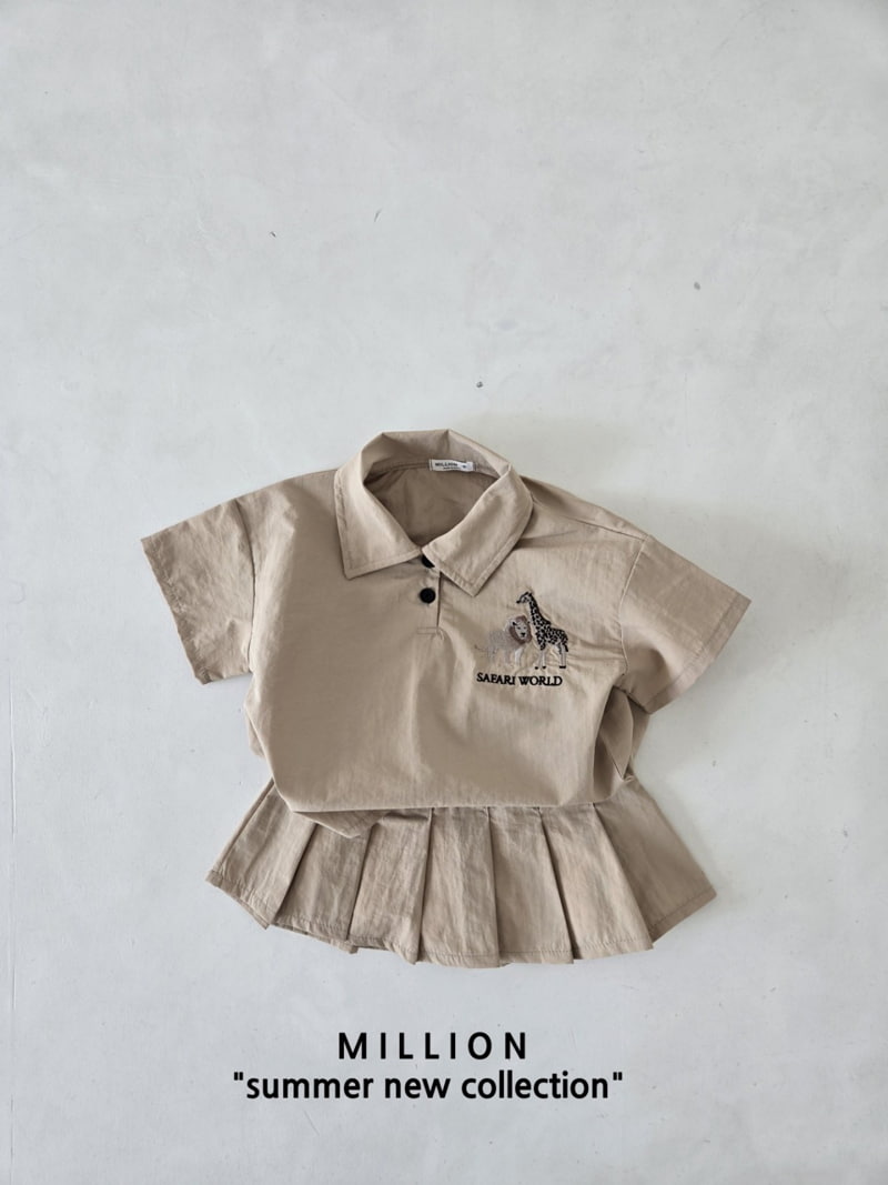 Million Dollar Baby - Korean Children Fashion - #childofig - Safari Skirt Set - 8