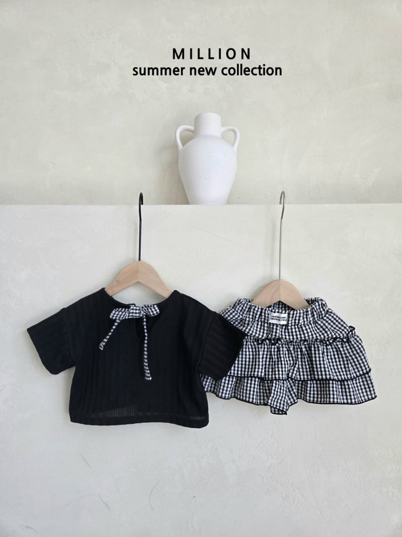 Million Dollar Baby - Korean Children Fashion - #childrensboutique - Candy Ribbon Tee - 6