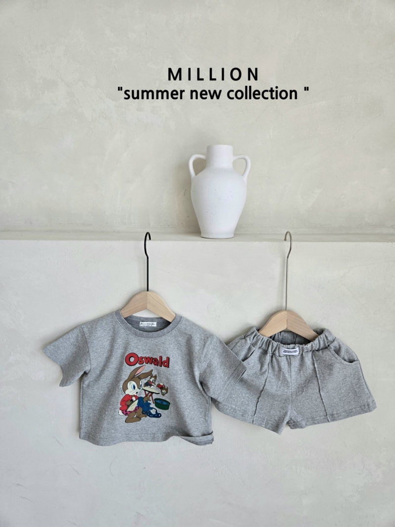 Million Dollar Baby - Korean Children Fashion - #childofig - Rabbit Tee - 4