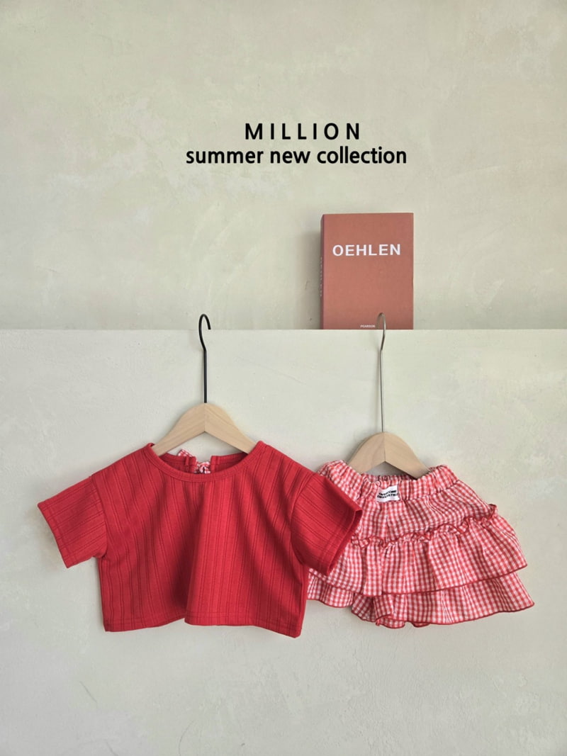 Million Dollar Baby - Korean Children Fashion - #childrensboutique - Check Cancan Pants - 10