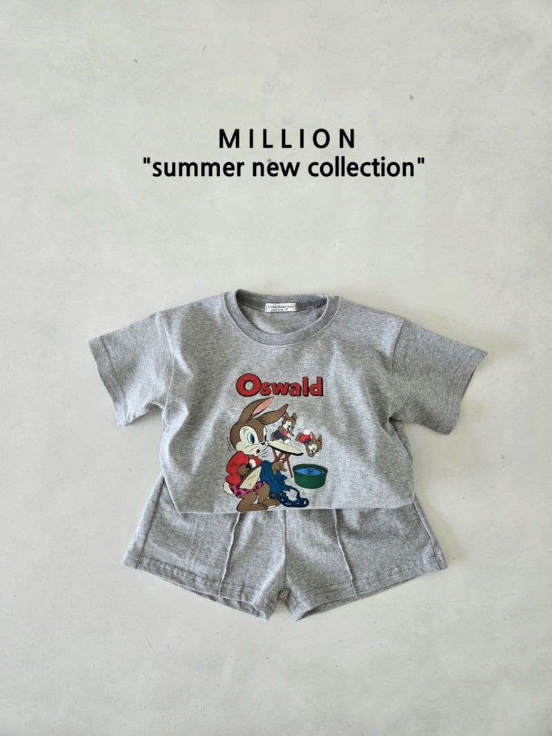 Million Dollar Baby - Korean Children Fashion - #designkidswear - Rabbit Tee - 5