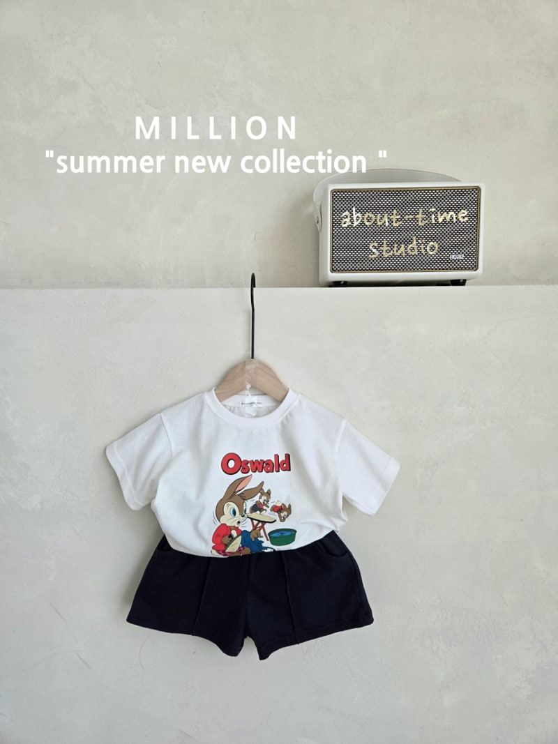 Million Dollar Baby - Korean Children Fashion - #discoveringself - Rabbit Tee - 6
