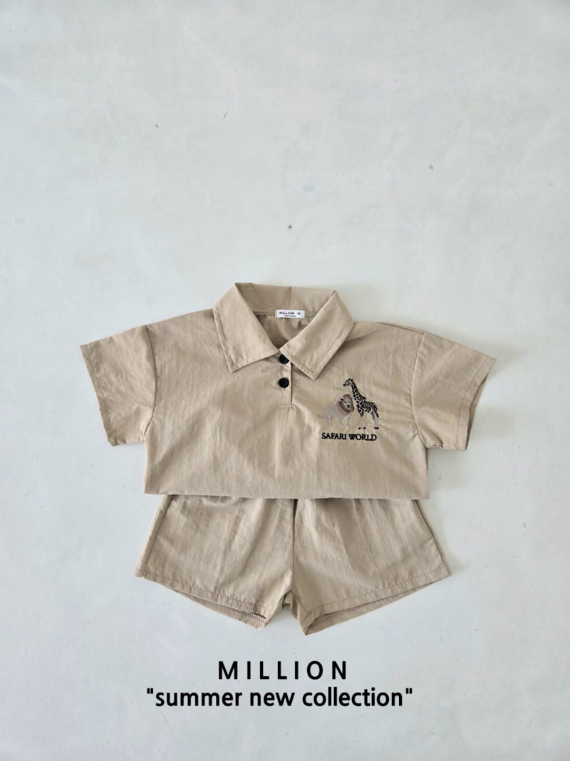 Million Dollar Baby - Korean Children Fashion - #discoveringself - Safari Pants Set - 5
