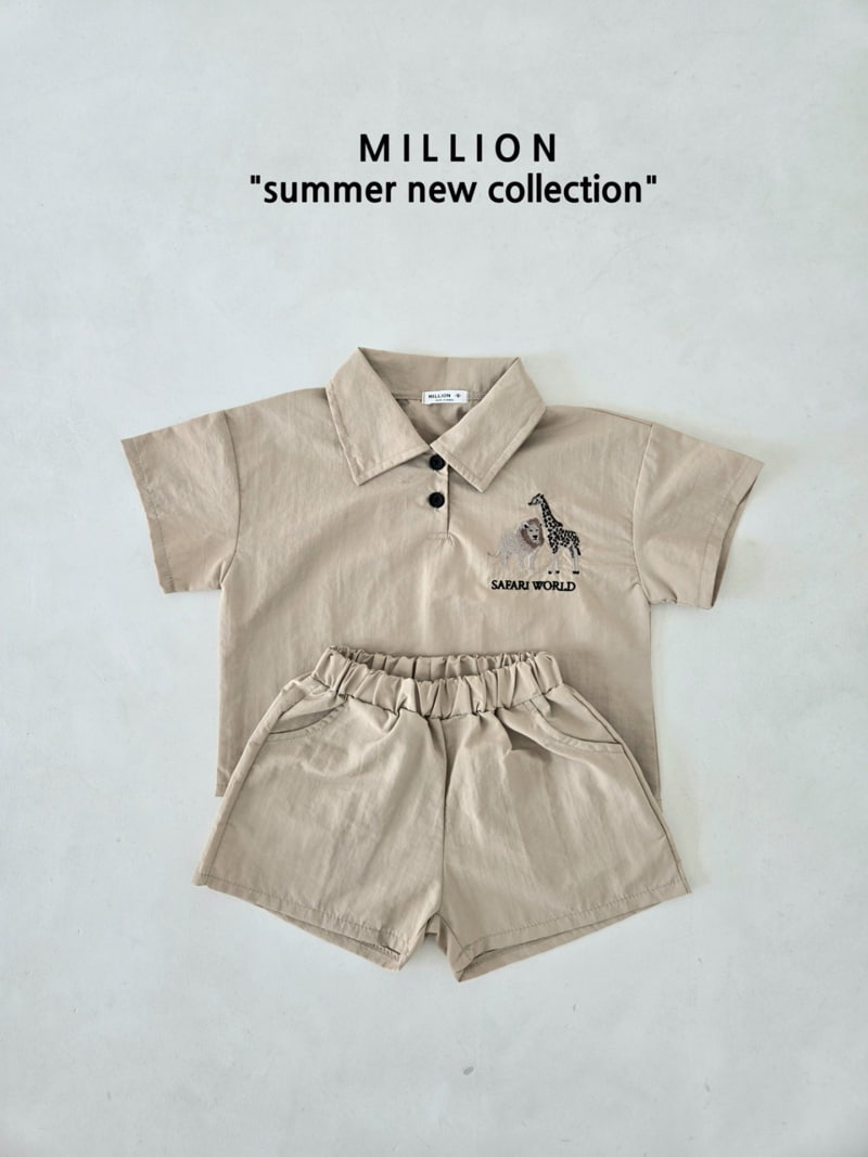 Million Dollar Baby - Korean Children Fashion - #fashionkids - Safari Pants Set - 6