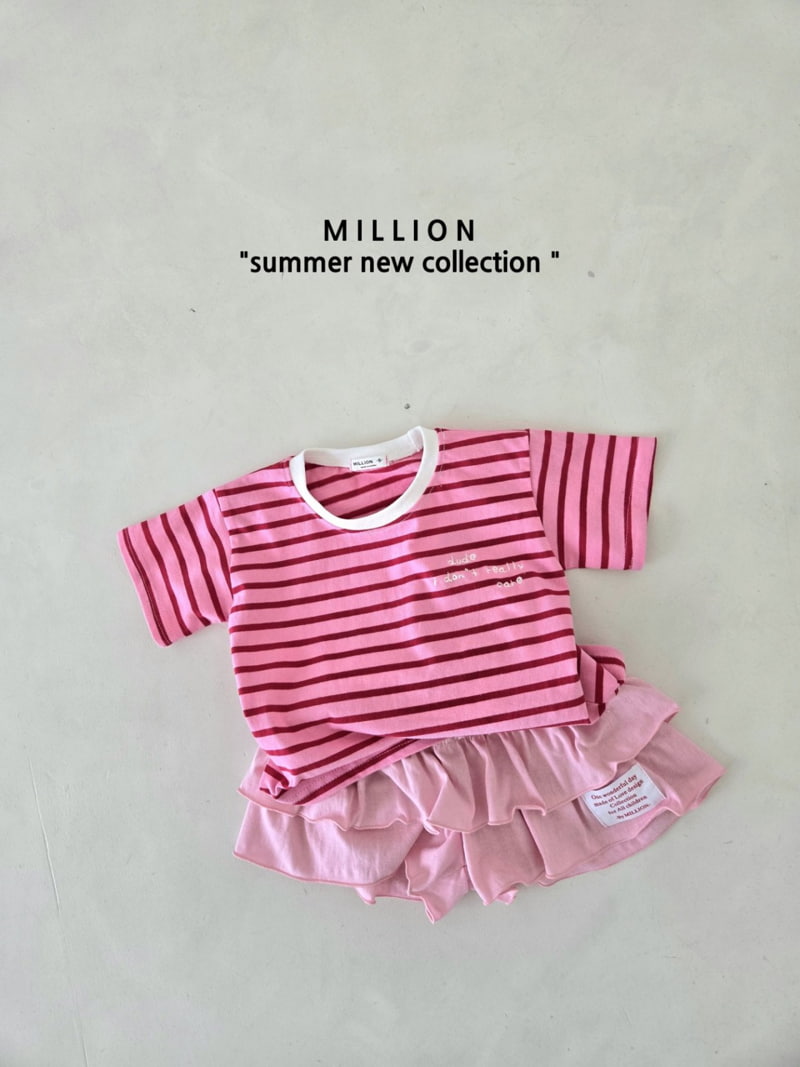 Million Dollar Baby - Korean Children Fashion - #discoveringself - Toto Stripe Tee - 4
