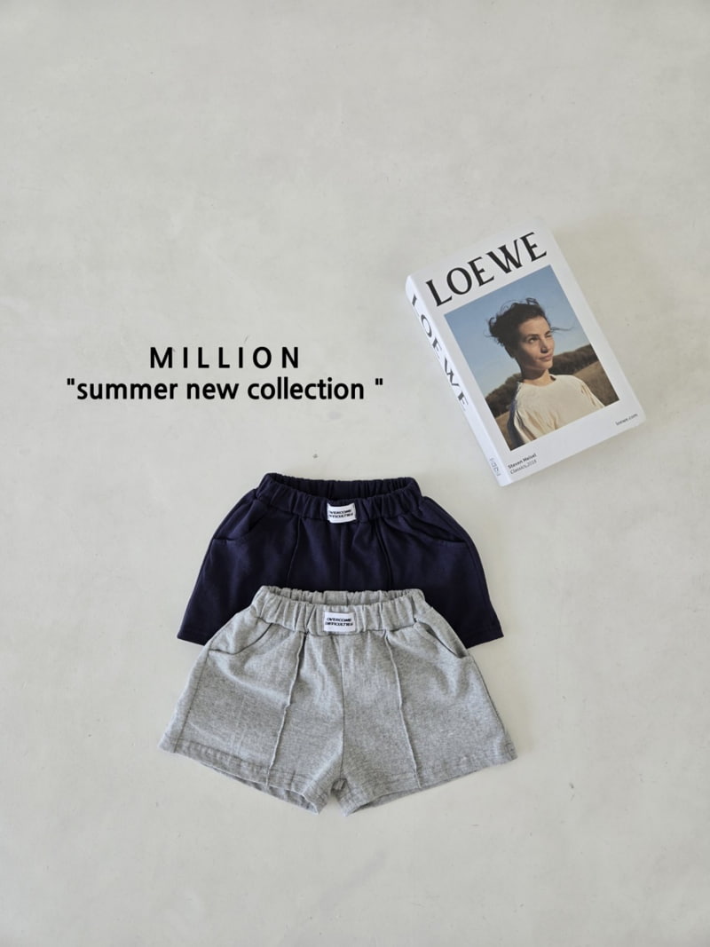 Million Dollar Baby - Korean Children Fashion - #fashionkids - Label Pintuck Pants - 2