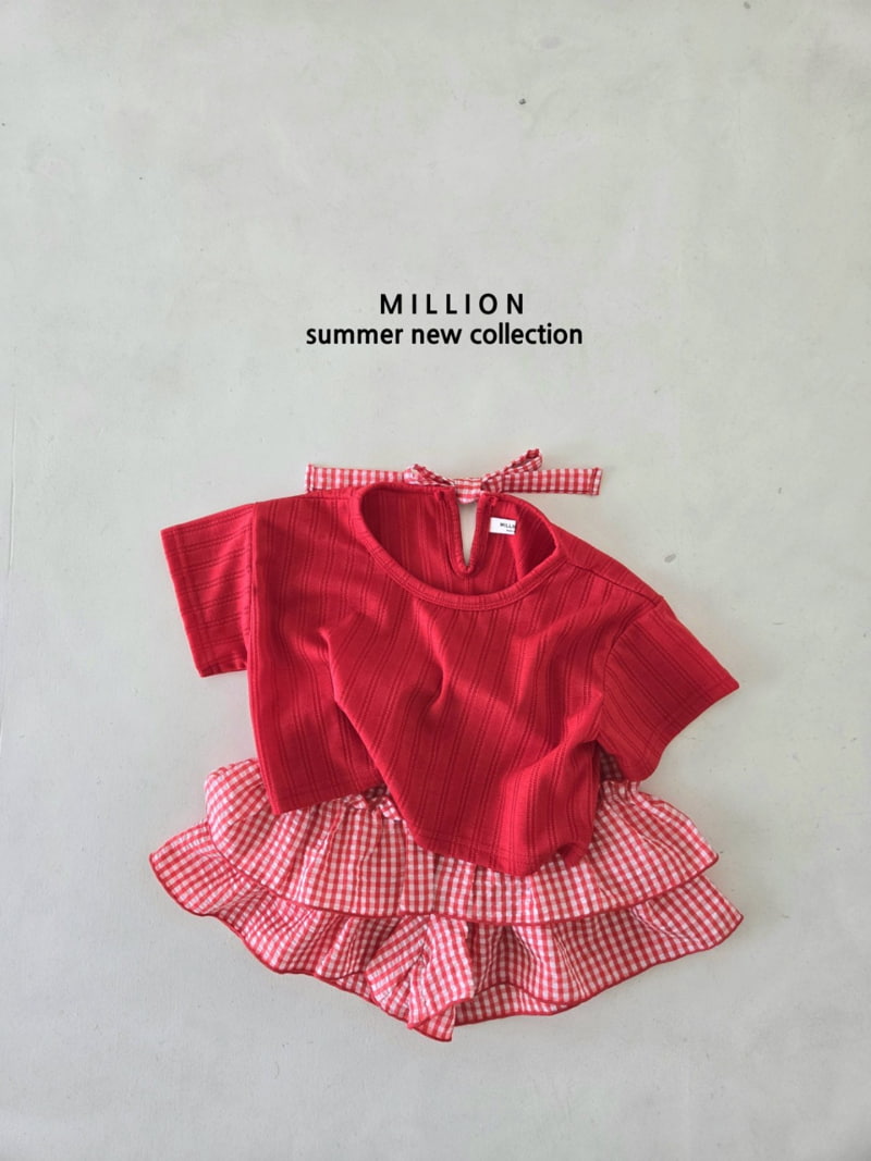 Million Dollar Baby - Korean Children Fashion - #kidsshorts - Candy Ribbon Tee - 10