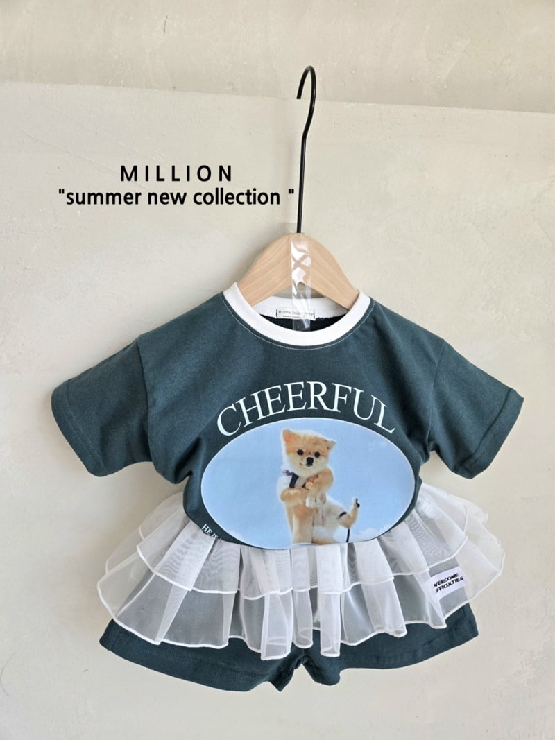 Million Dollar Baby - Korean Children Fashion - #kidsshorts - Cheerful Set - 6