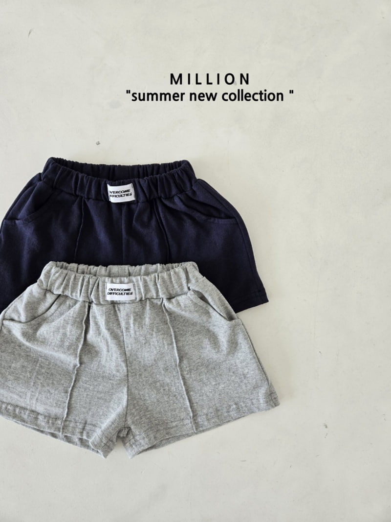 Million Dollar Baby - Korean Children Fashion - #kidsshorts - Label Pintuck Pants - 3