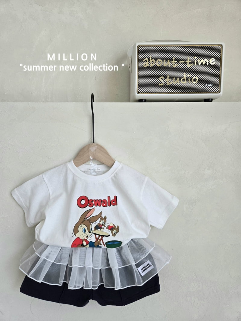 Million Dollar Baby - Korean Children Fashion - #kidsstore - Rabbit Tee - 9