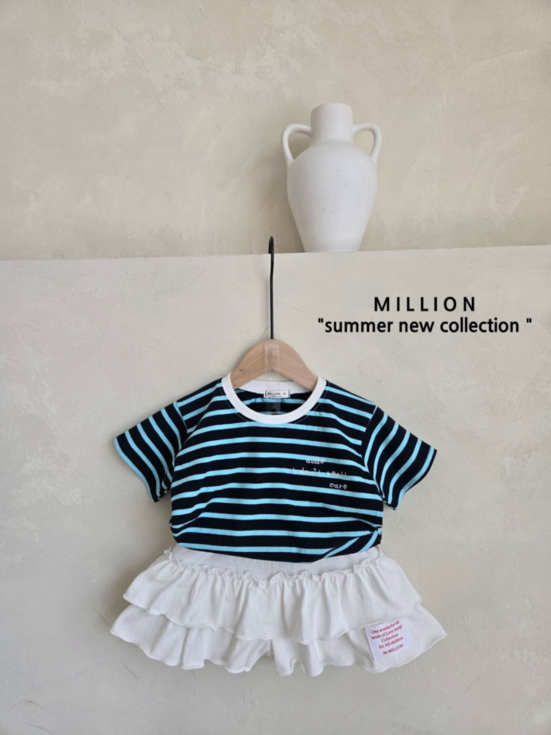 Million Dollar Baby - Korean Children Fashion - #kidsstore - Toto Stripe Tee - 6