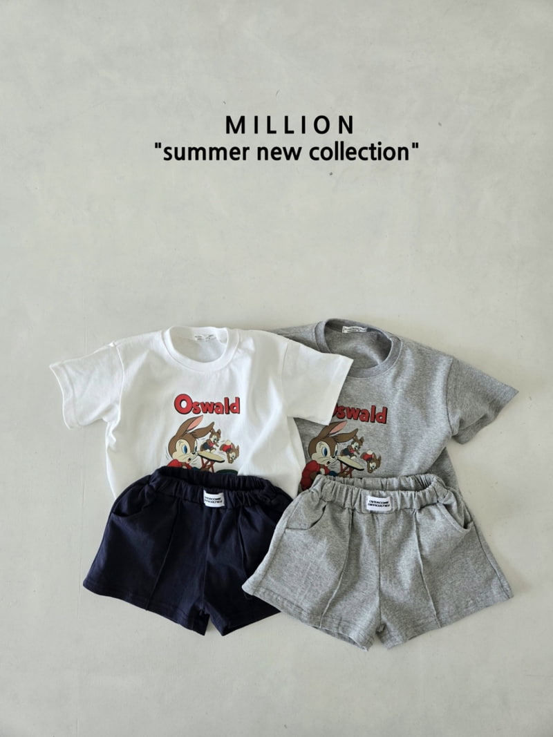 Million Dollar Baby - Korean Children Fashion - #kidsshorts - Label Pintuck Pants - 4