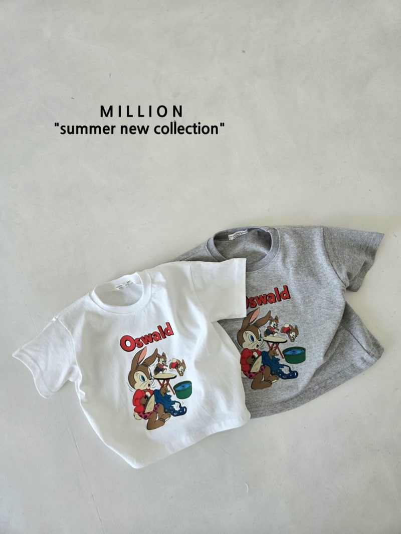 Million Dollar Baby - Korean Children Fashion - #kidzfashiontrend - Rabbit Tee - 10