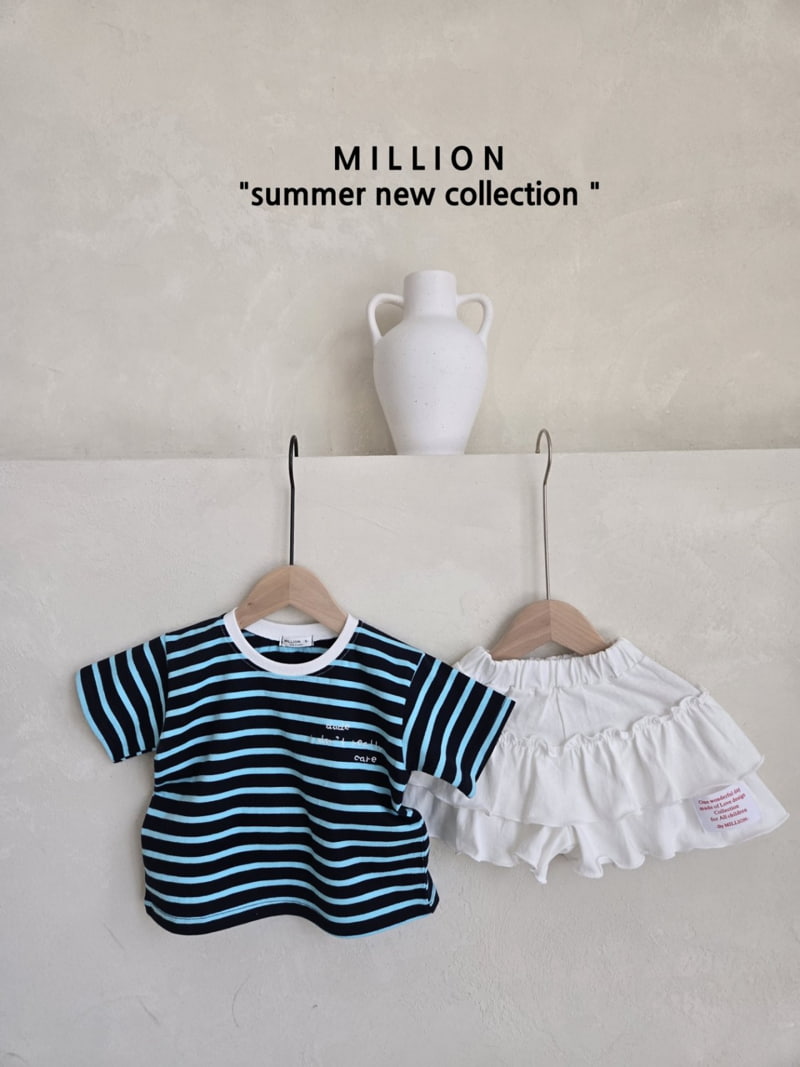 Million Dollar Baby - Korean Children Fashion - #kidzfashiontrend - Toto Stripe Tee - 7