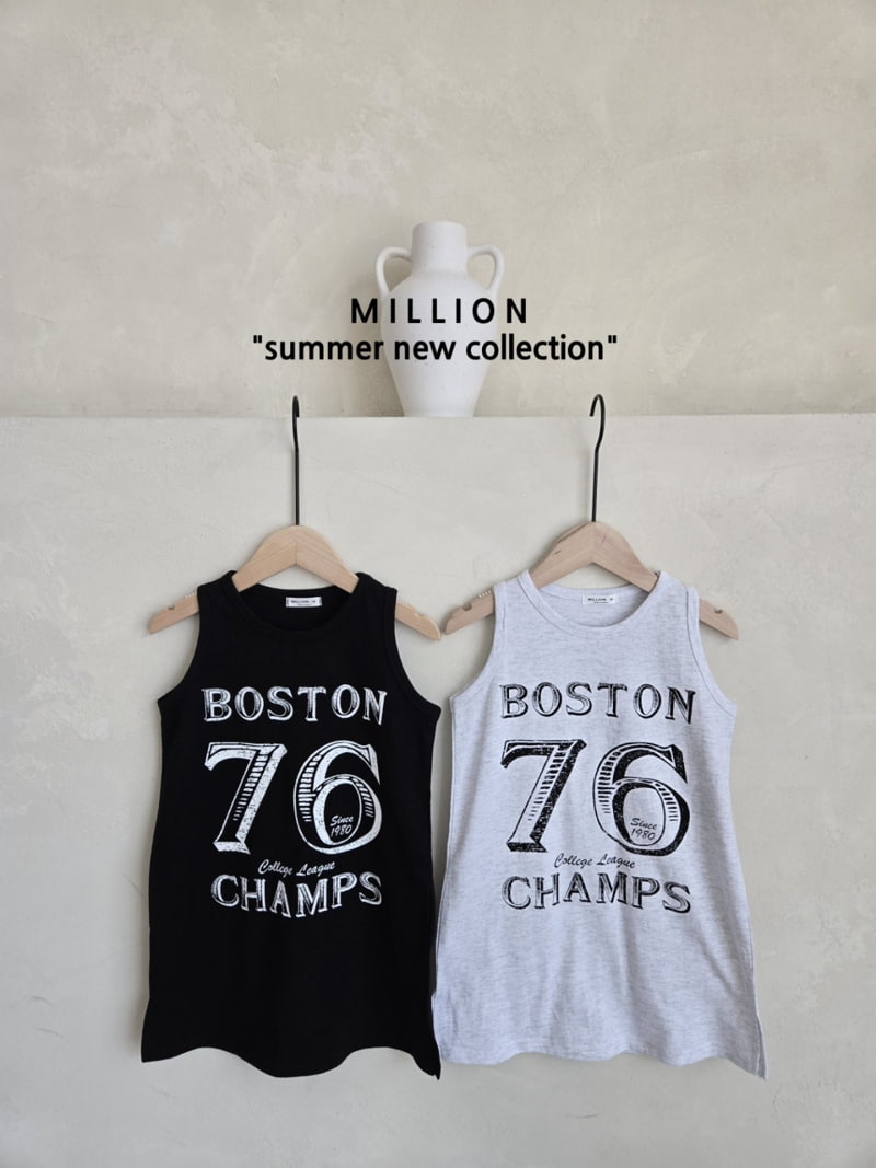 Million Dollar Baby - Korean Children Fashion - #kidzfashiontrend - Boston Long One-piece - 2