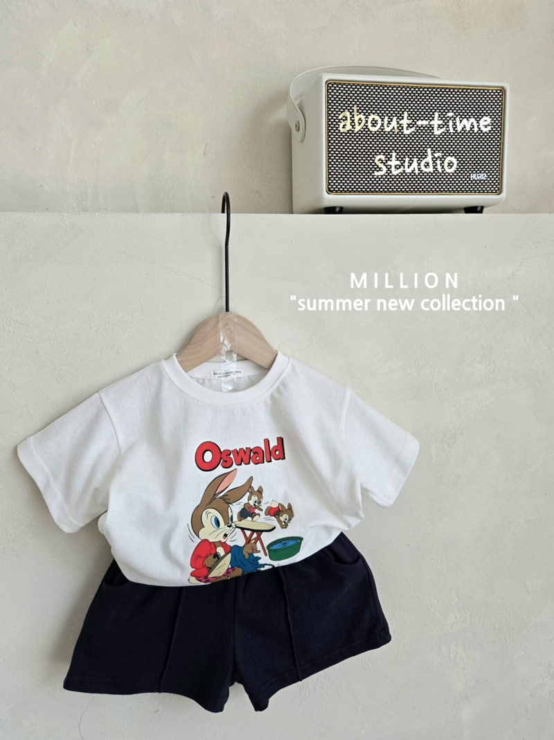 Million Dollar Baby - Korean Children Fashion - #littlefashionista - Rabbit Tee - 12