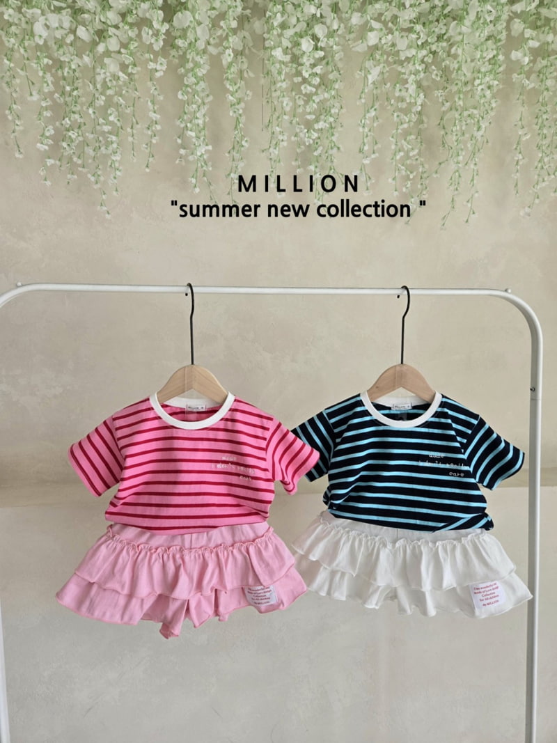 Million Dollar Baby - Korean Children Fashion - #littlefashionista - Toto Stripe Tee - 9
