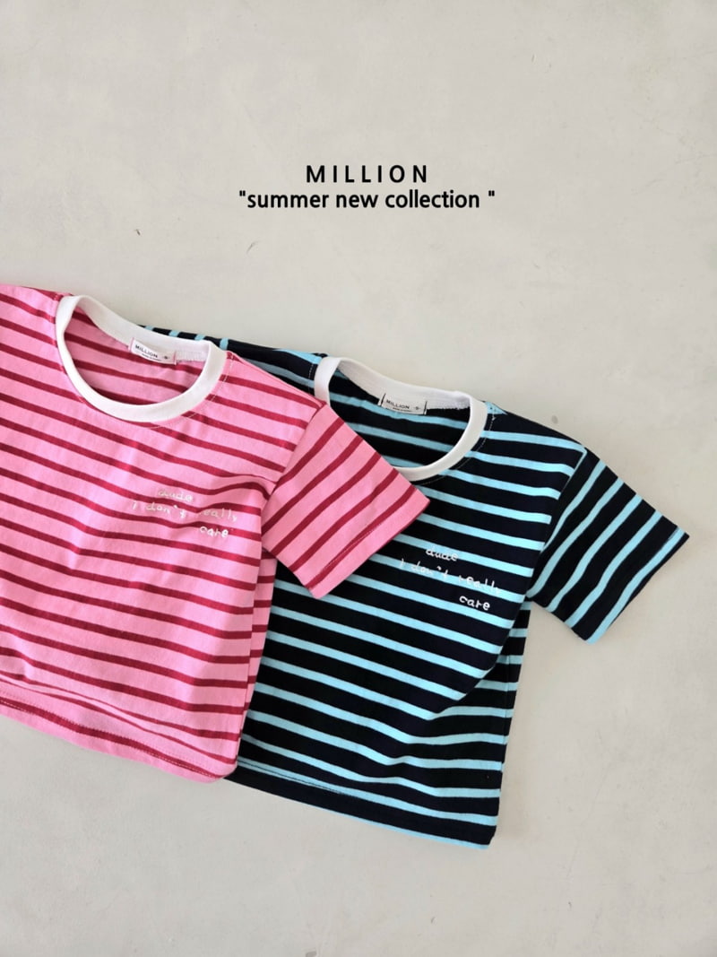 Million Dollar Baby - Korean Children Fashion - #magicofchildhood - Toto Stripe Tee - 10
