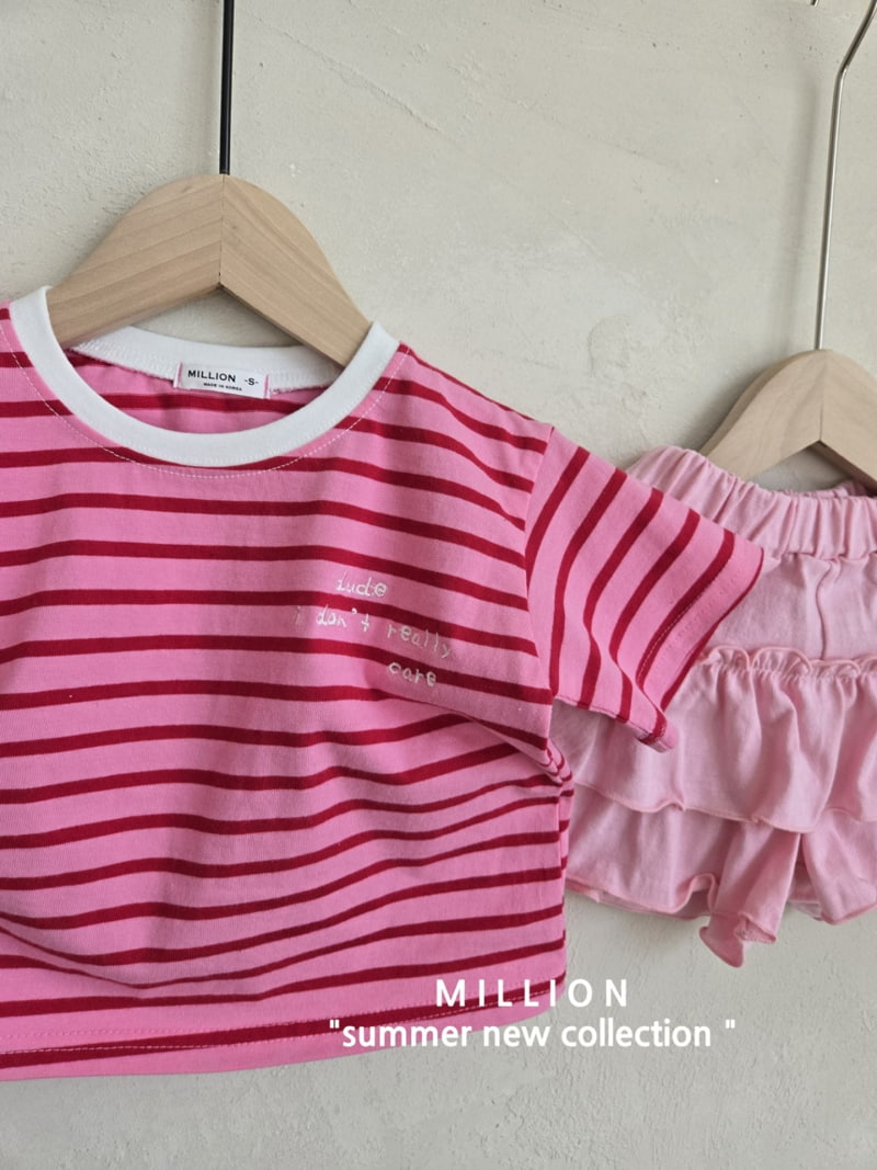 Million Dollar Baby - Korean Children Fashion - #minifashionista - Toto Stripe Tee - 11