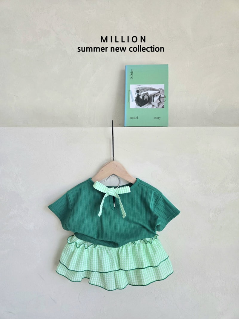 Million Dollar Baby - Korean Children Fashion - #prettylittlegirls - Candy Ribbon Tee - 3
