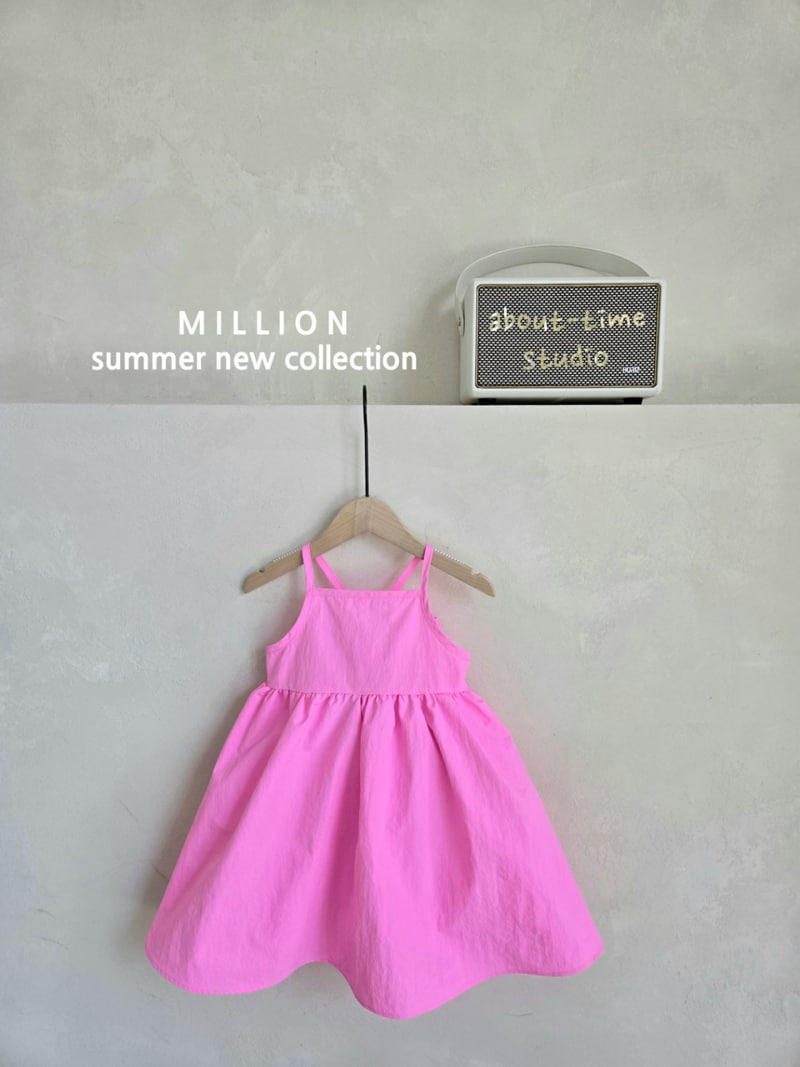 Million Dollar Baby - Korean Children Fashion - #prettylittlegirls - Big Ribbon One-piece - 2