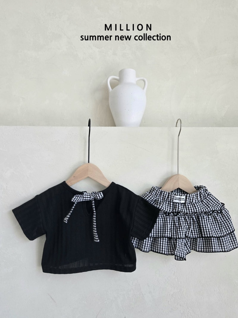 Million Dollar Baby - Korean Children Fashion - #stylishchildhood - Check Cancan Pants - 8