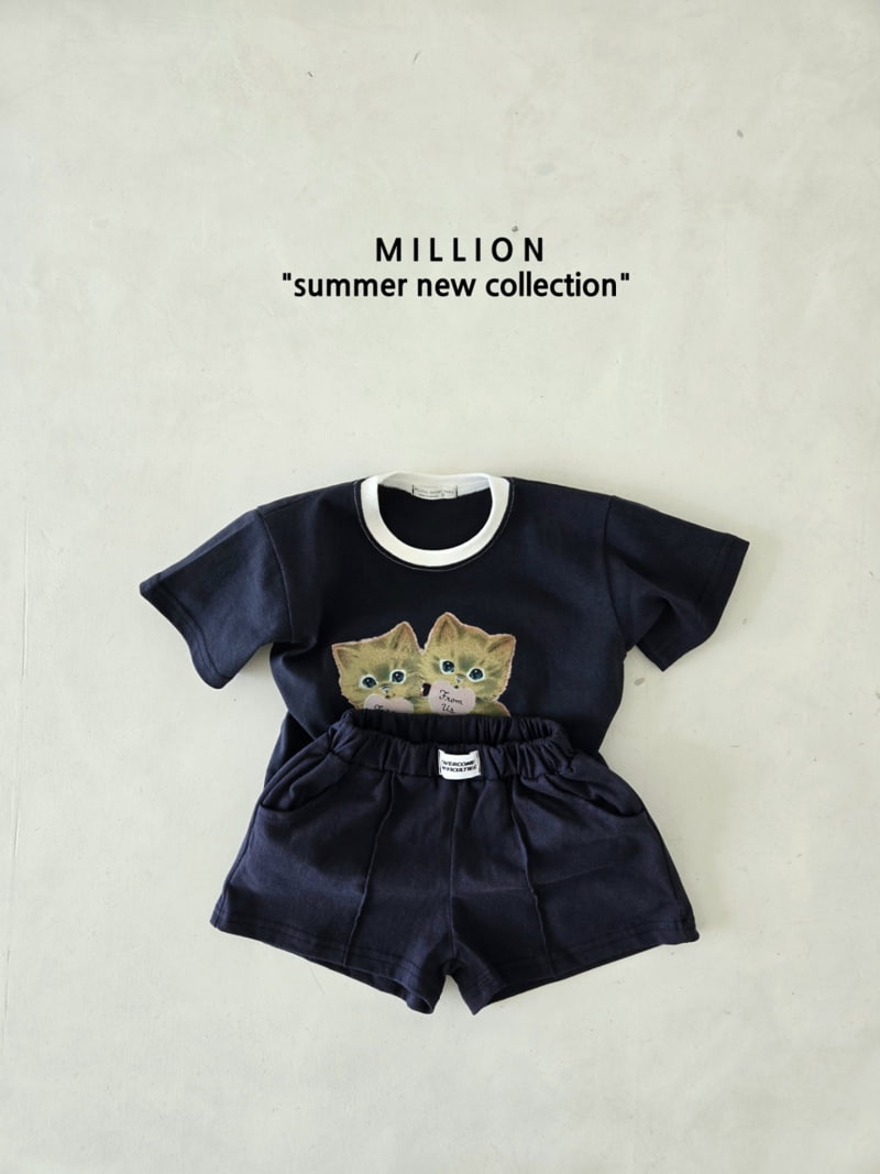 Million Dollar Baby - Korean Children Fashion - #toddlerclothing - Label Pintuck Pants - 12