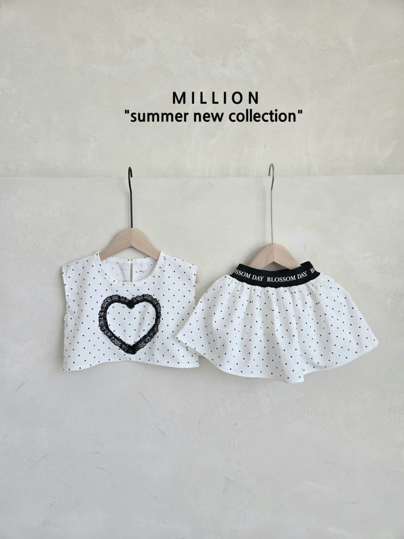 Million Dollar Baby - Korean Children Fashion - #toddlerclothing - Heart Banding Skirt - 10