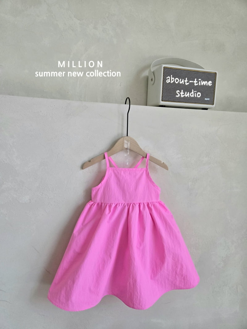 Million Dollar Baby - Korean Children Fashion - #todddlerfashion - Big Ribbon One-piece - 4