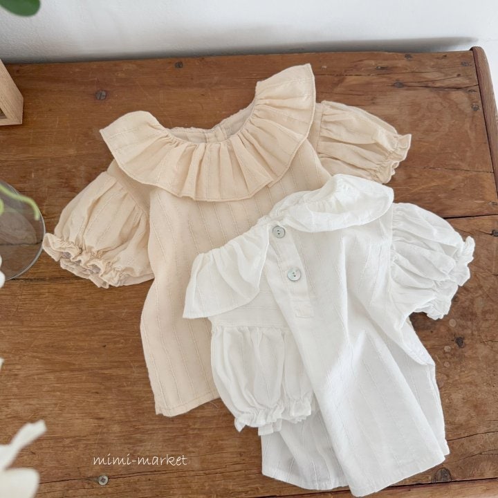 Mimi Market - Korean Baby Fashion - #babyboutique - Bow Blouse - 7
