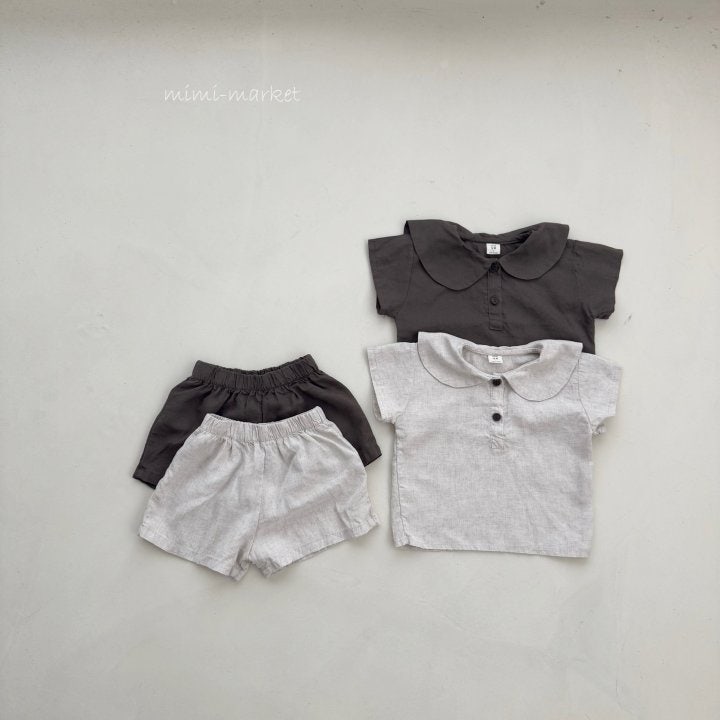 Mimi Market - Korean Baby Fashion - #babyboutique - Linen Sera Set