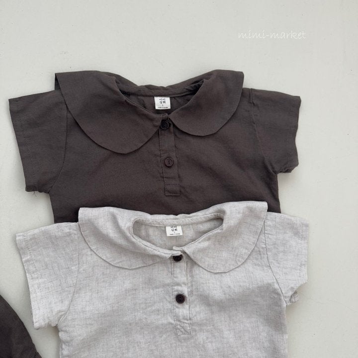 Mimi Market - Korean Baby Fashion - #babyboutique - Linen Sera Set - 2